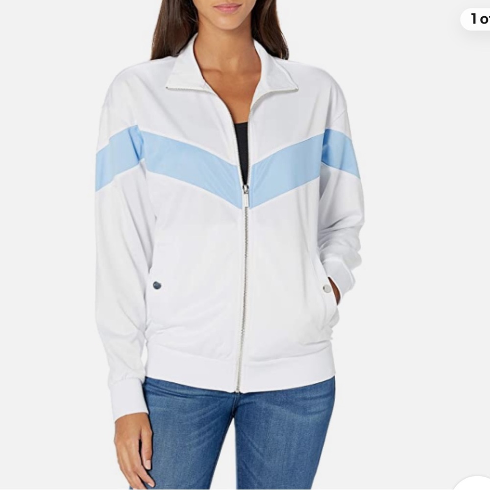A/X Armani Exchange Woman’s Full Zip Track Jacket - Picture 2 of 11
